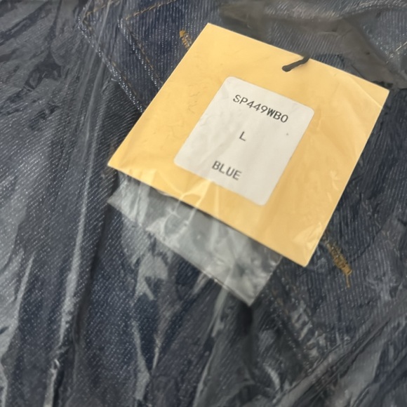 NWT unique vintage SMAK PARLOUR DENIM MINI SKIRT WITH SUSPENDERS PINUP - Picture 2 of 3